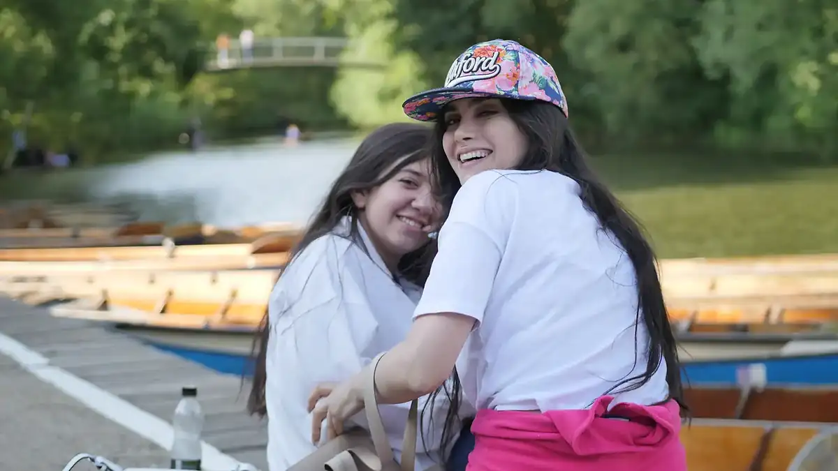 Punting on the river