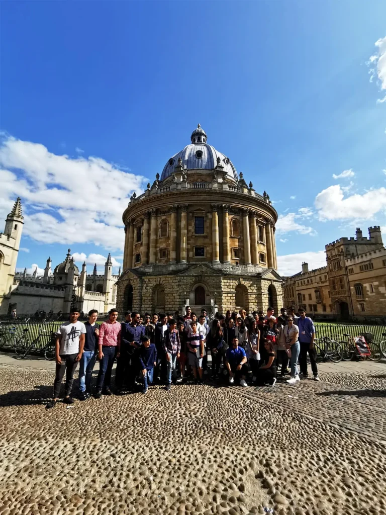 Group photo at the Radcliffe Camera
