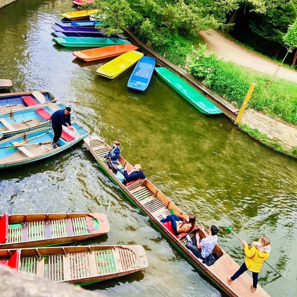 Punts on the river